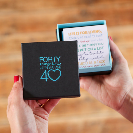 Forty Things To Do When You Are 40